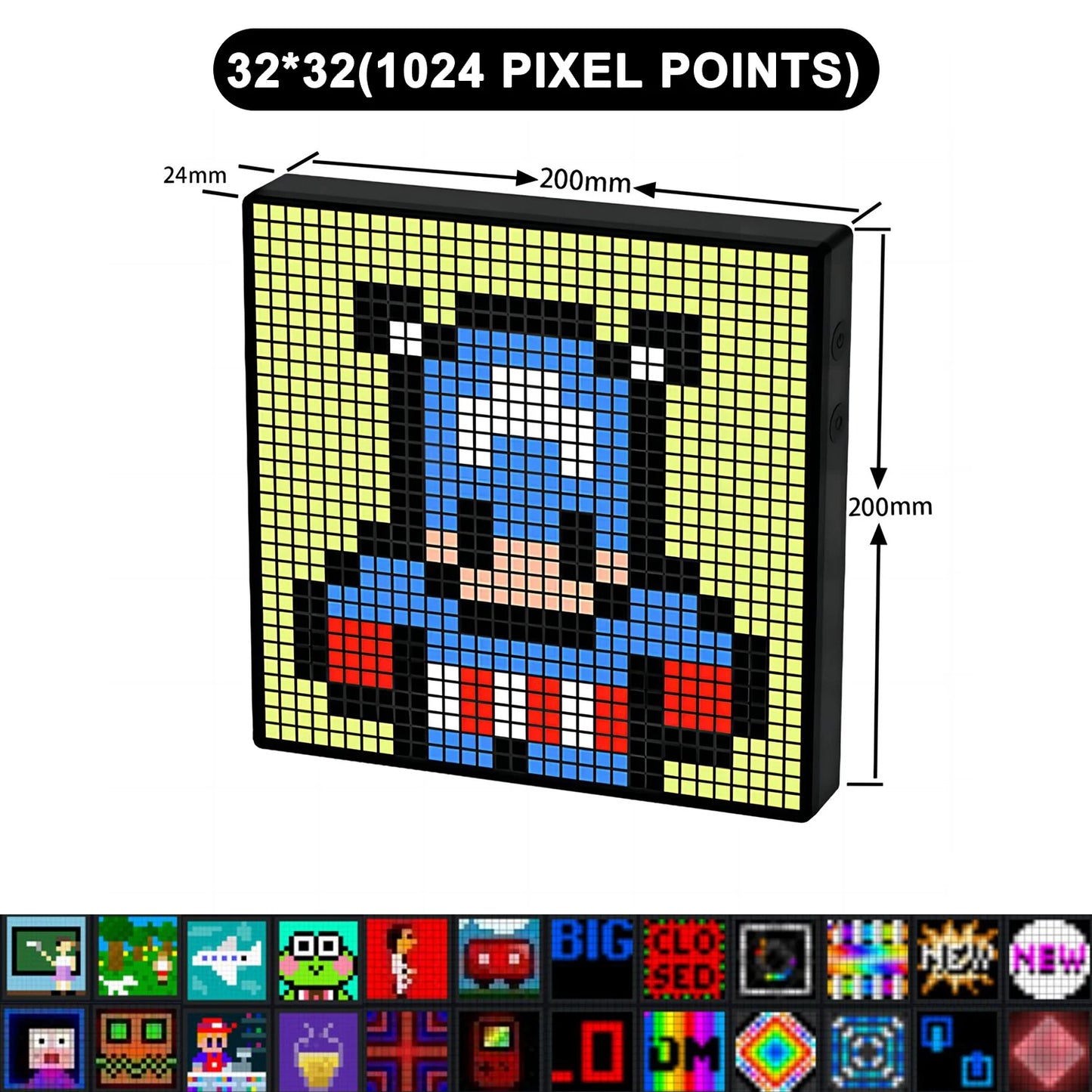 PixelGlow™ – Smart LED Matrix Display
