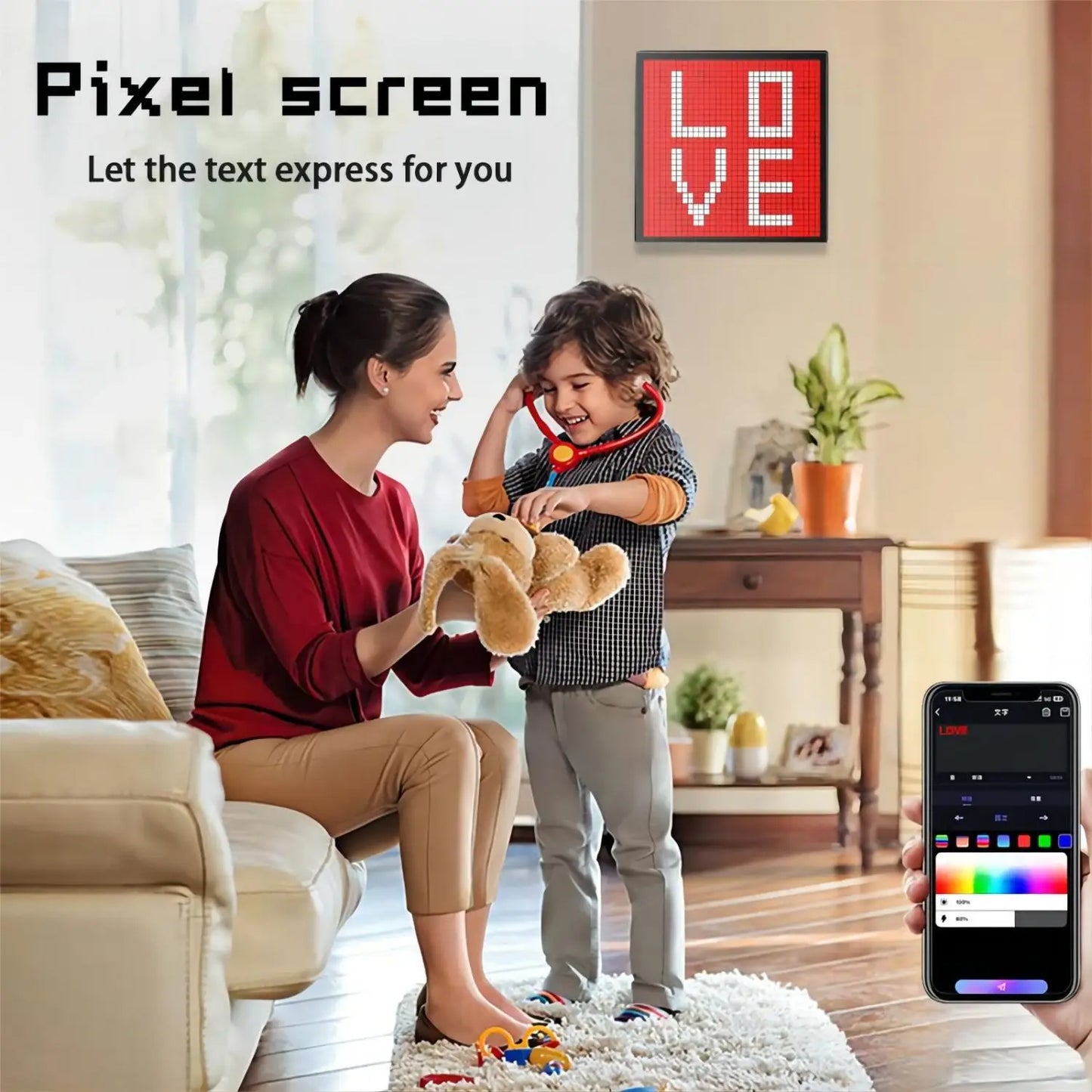 PixelGlow™ – Smart LED Matrix Display